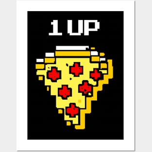 1 UP Pizza Posters and Art